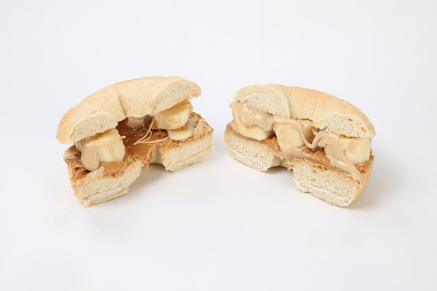 Peanut-Banana Bagel