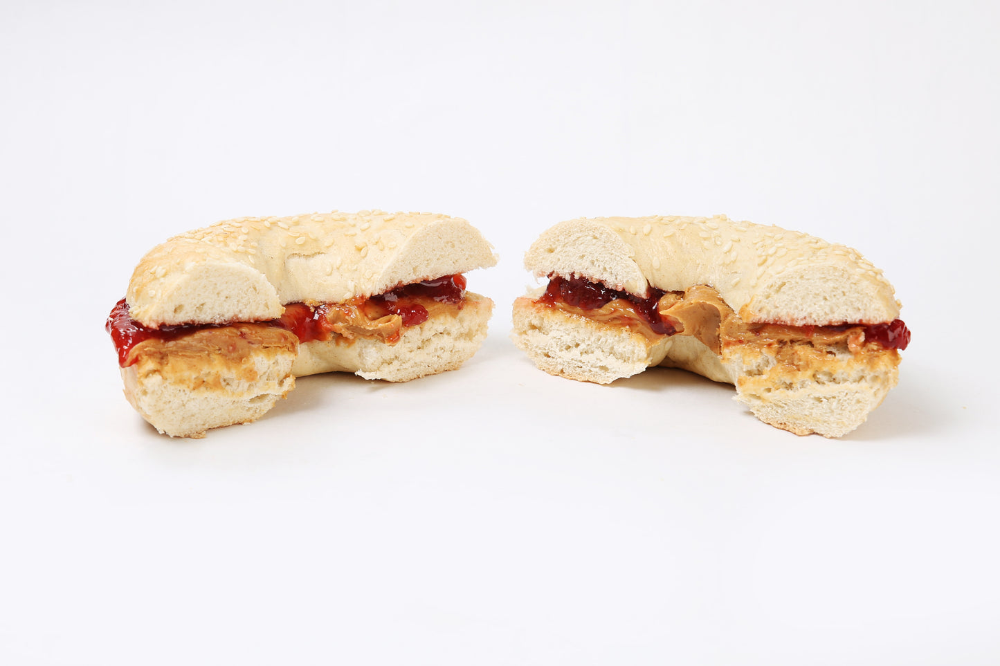 Jelly-Peanutbutter Bagel
