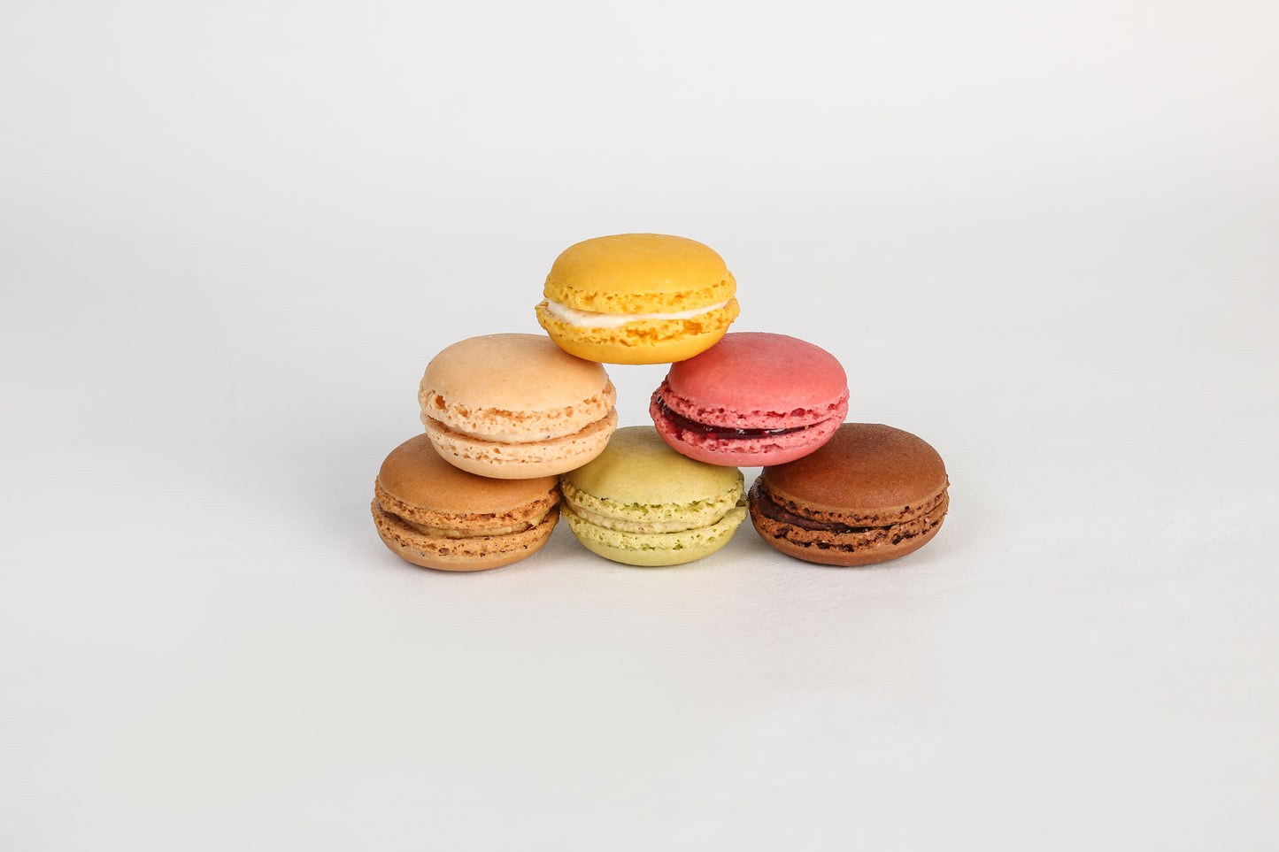 Macaron-Box ( 6 gemischte Macarons )
