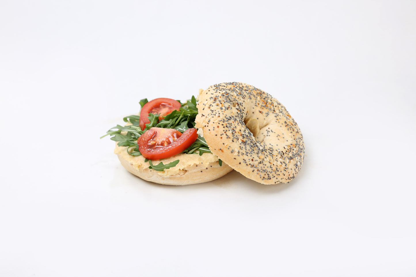 Hummus-Bagel ( Vegan )
