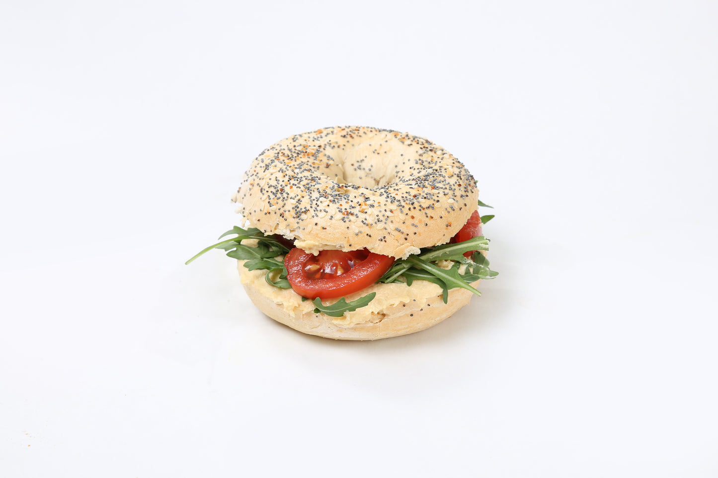 Hummus-Bagel ( Vegan )