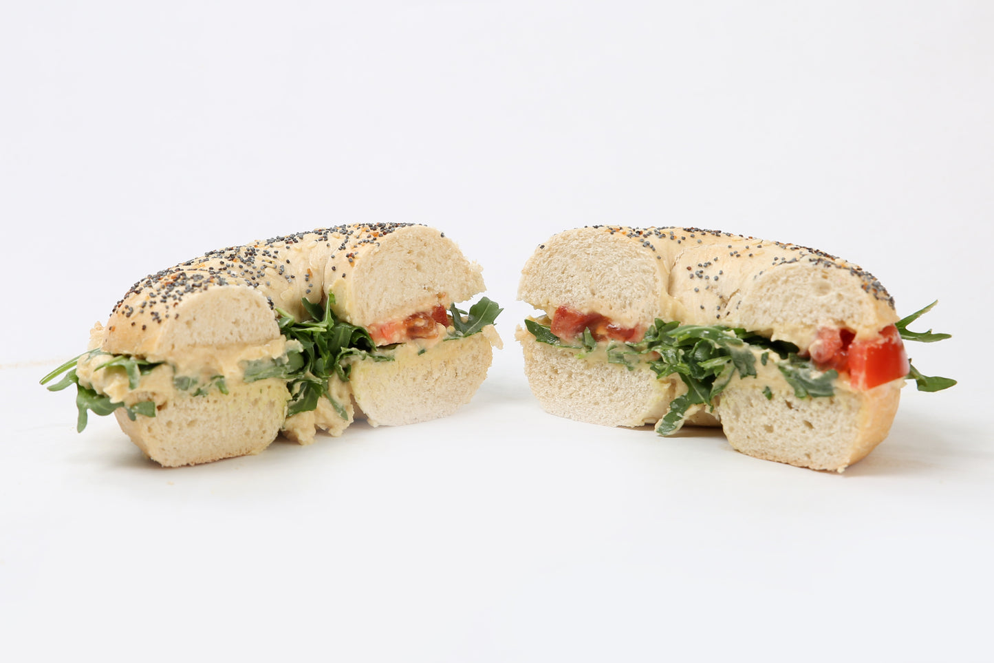 Hummus-Bagel ( Vegan )