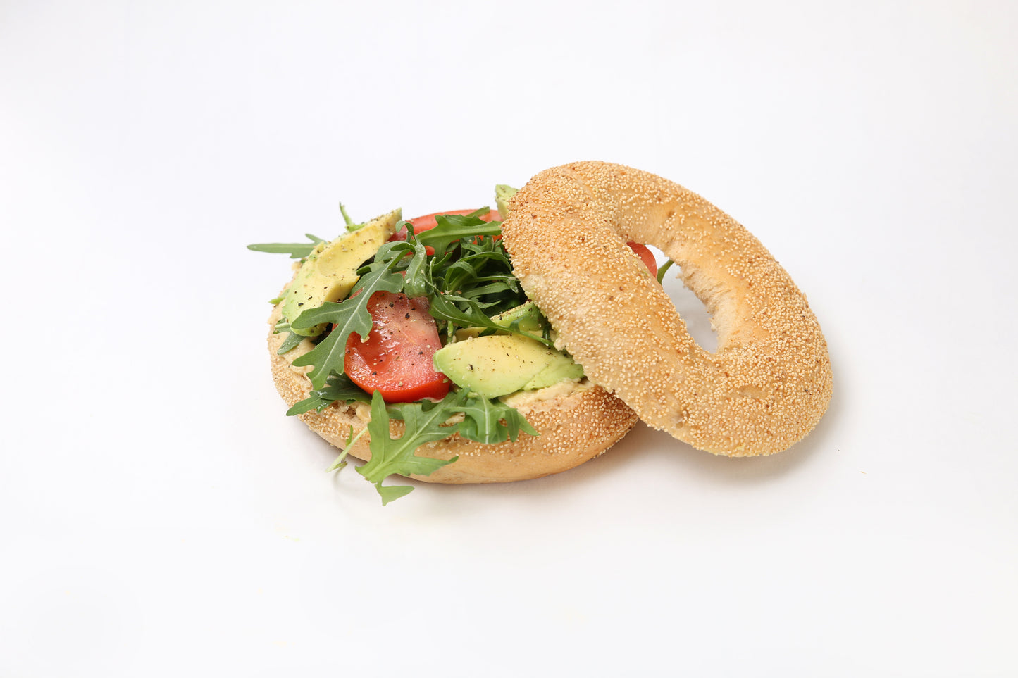 Deluxe-Hummus-Avocado-Bagel ( XL/ Vegan )