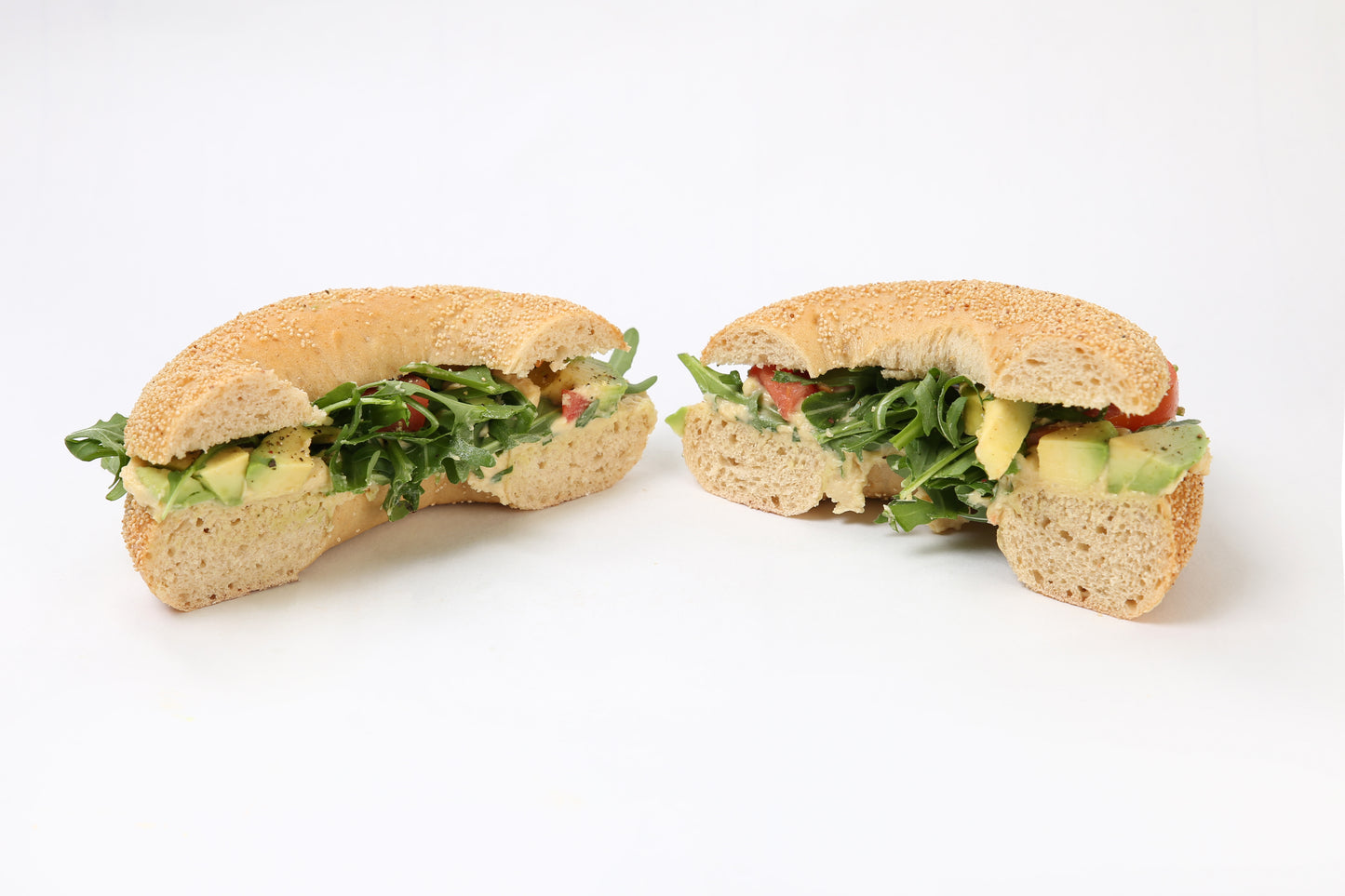 Deluxe-Hummus-Avocado-Bagel ( XL/ Vegan )